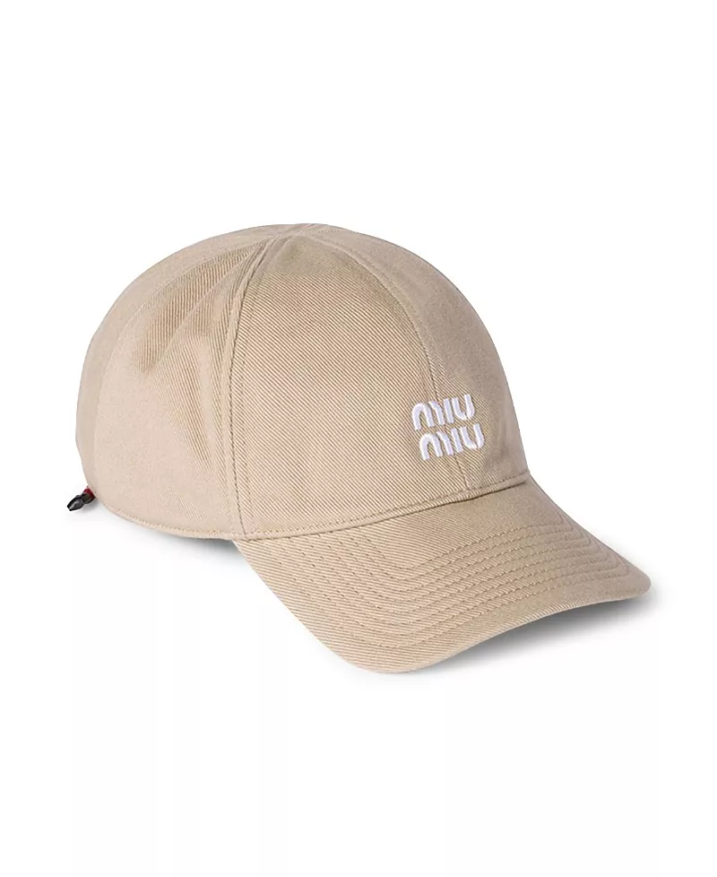 Miu Miu Denim Baseball Cap, 22.83