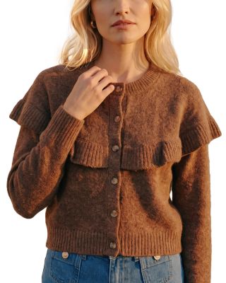 Lilli Round Neck Cardigan Sweater