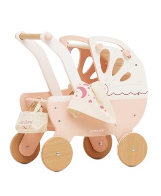 Retro Wooden Doll Pram - 3+ Years