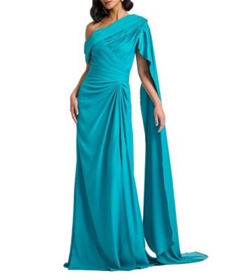  Ember Cape Sleeve Gown
