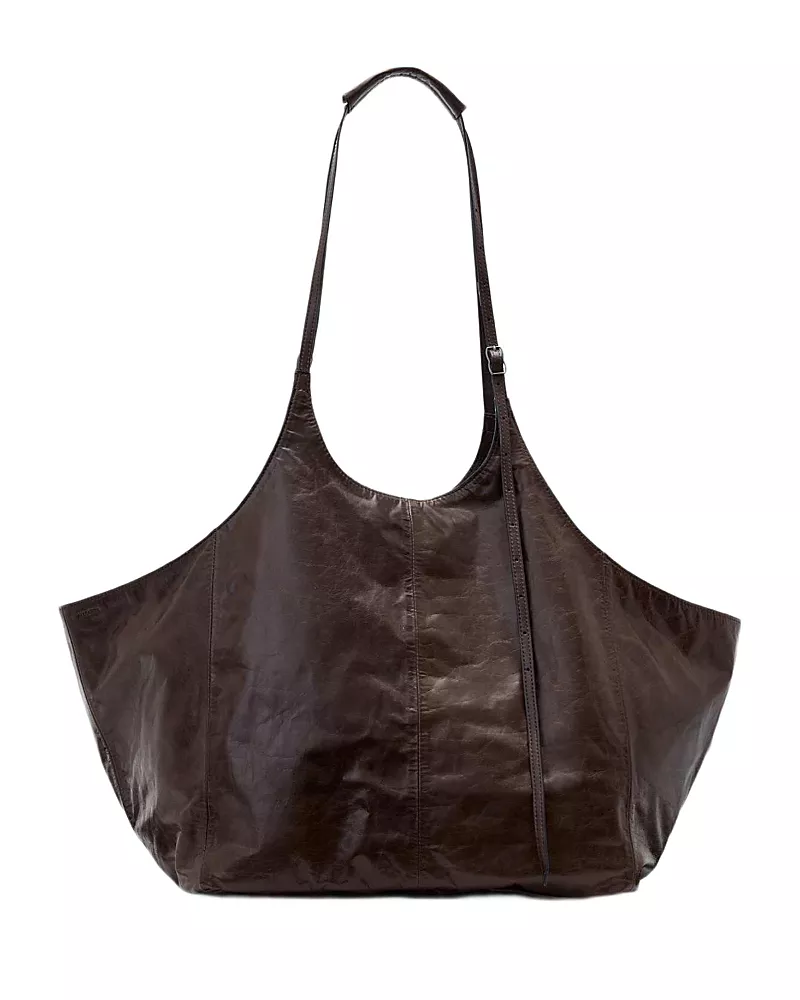 Allsaints Siloh East/West Leather Tote