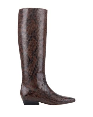 Women's Dalli Embossed Leather Knee High Boots