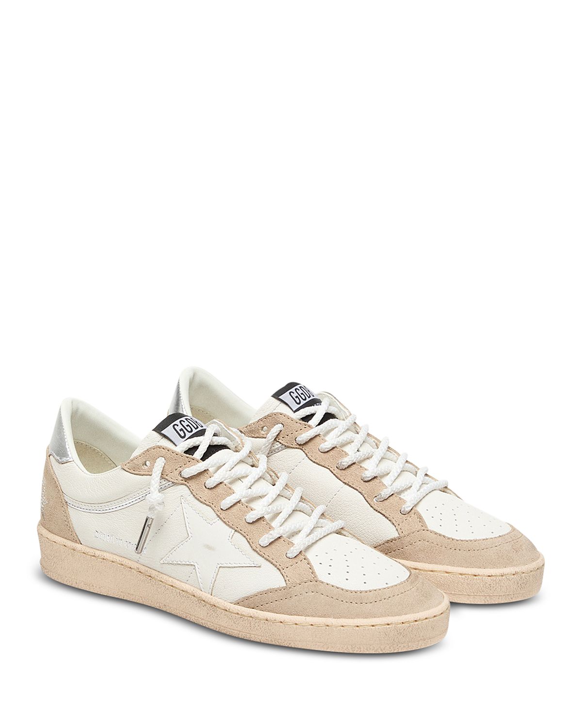 Golden Goose Women's Ballstar Suede Low Top Sneakers