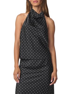 The Ines Draped Halter Top 