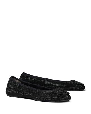 Tory Burch Women's Reva Suede Travel Ballet Flats