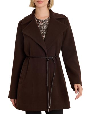 Knit Twill Wrap Jacket