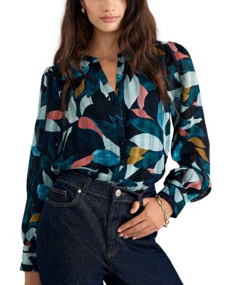 Lyla Abstract Print Blouse