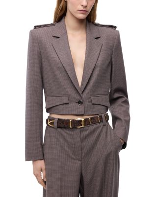 Manna Yarn Dyed Cropped Jacket