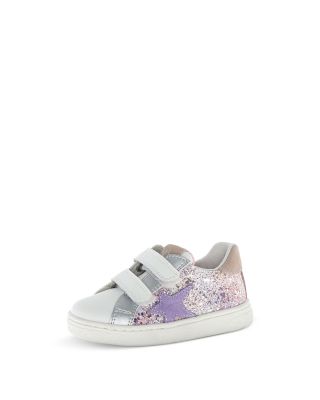 Naturino Girls' Pinn Vl Metallic Leather Star Sneakers Toddler, Little Kid