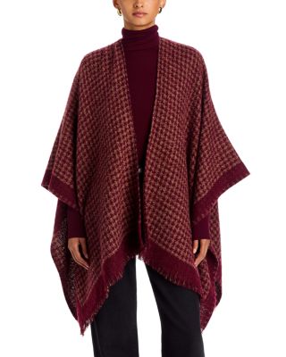 Houndstooth Ruana - Exclusive