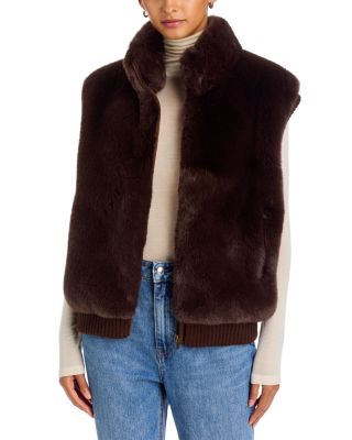 Faux Fur Zip Vest