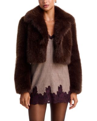 Stroma Faux Fur Cropped Jacket