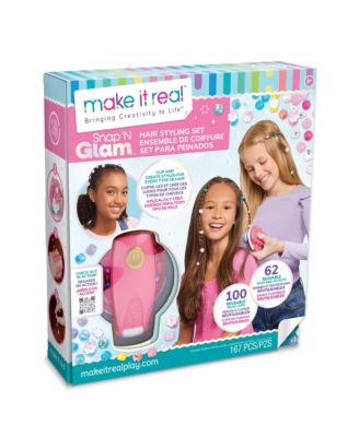  Snap N' Glam Hair Styling Set, Ages 8+