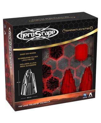  Heroscape The Lava Fields of Valhalla Terrain, Ages 18+