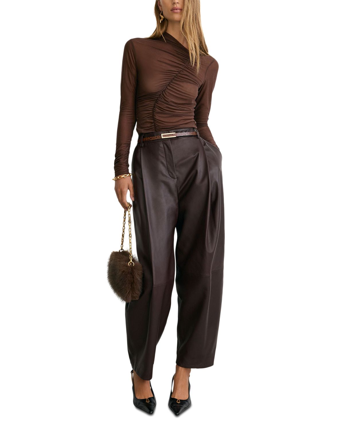 Robyn Asymmetric Ruched Top thumbnail 2