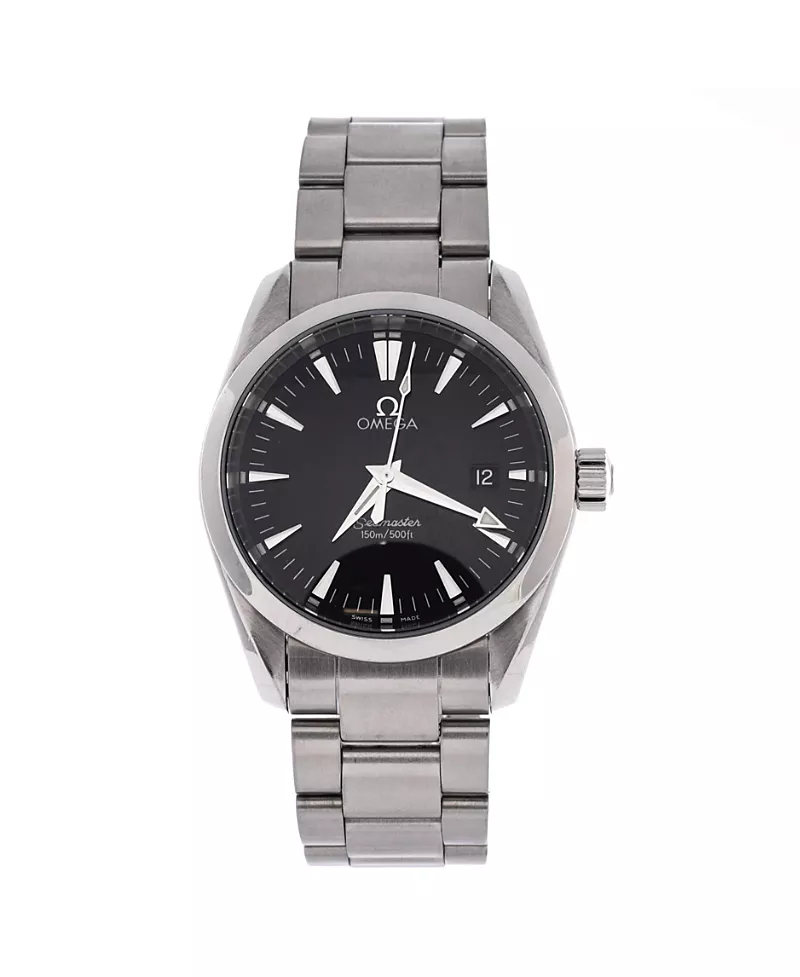Pre-Owned Omega Seamaster Aqua Terra 150M Co-Axial Chronometer Automatic Watch in Stainless Steel 36mm