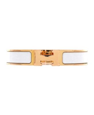Narrow Clic H Bracelet Enamel