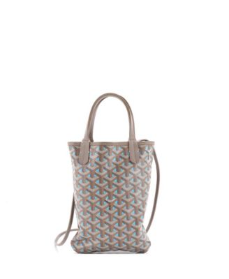 Mini Poitiers Tote Claire Voie Coated Canvas
