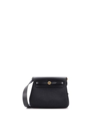 20 Herbag Zip Toile and Leather