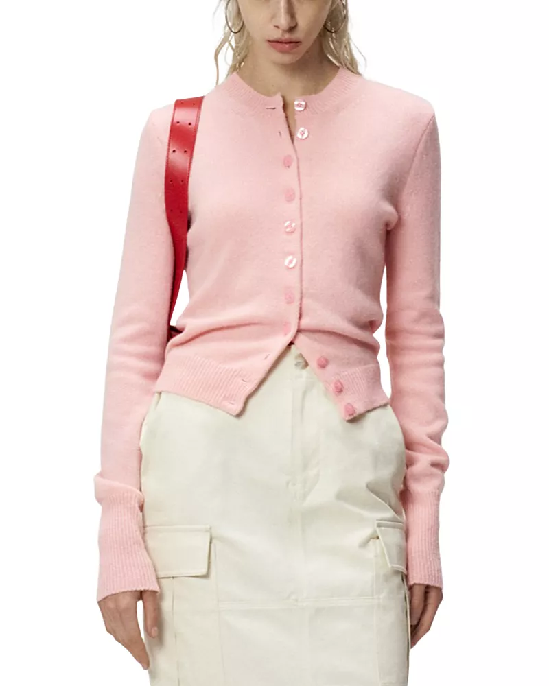 L'Emiune Wool & Cashmere Cardigan Sweater
