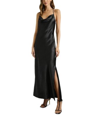 Hammered Satin Slip Dress