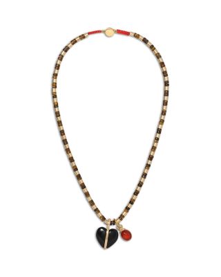 Roxanne Assoulin The Semi Precious Heishi Beaded Pendant Necklace, 17