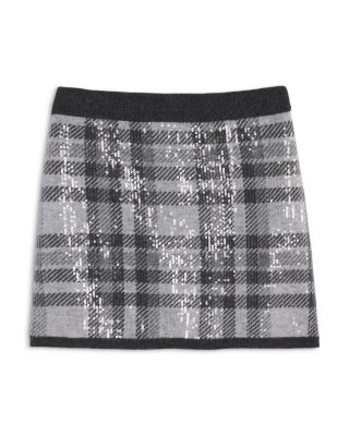 Girls' Plaid Sequin Skirt, Big Kid - Exclusive