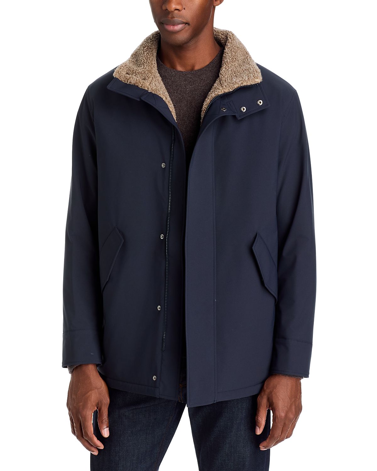 Herno Fleece Lined Car Coat