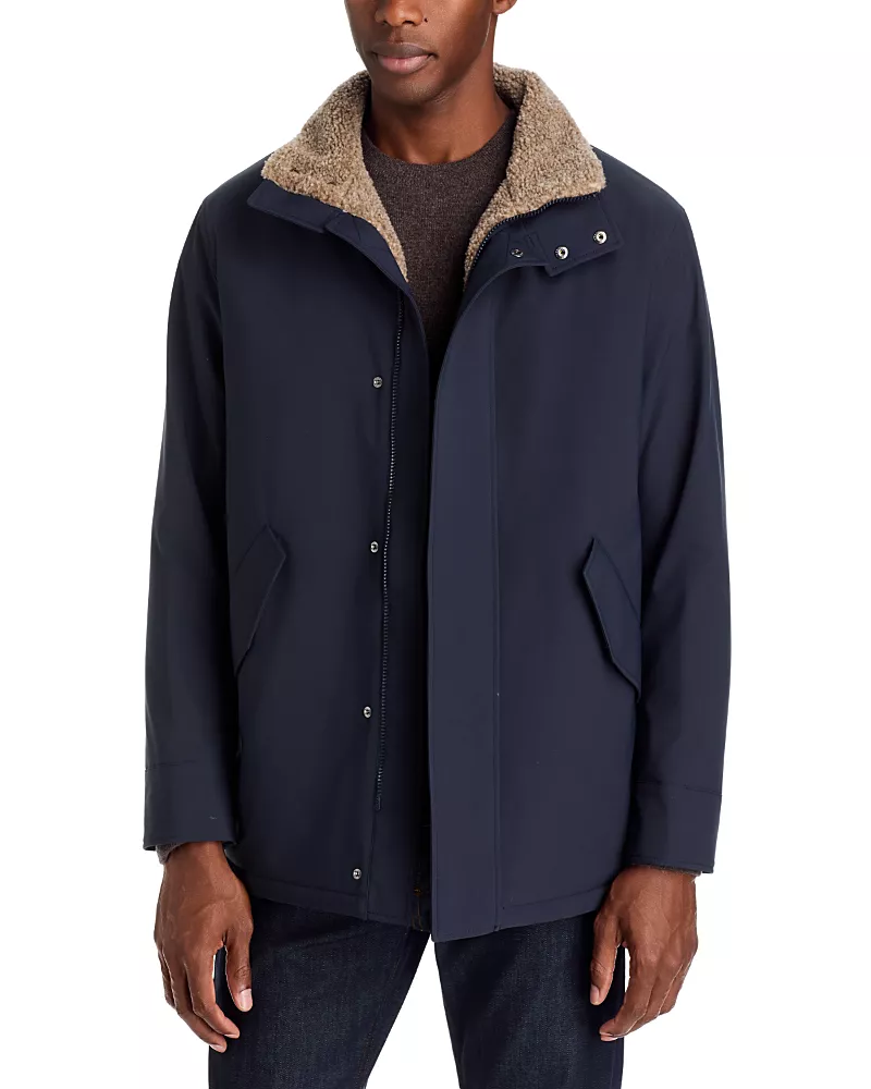 Herno Fleece Lined Car Coat