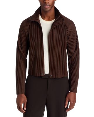 Tailored Pleats Plisse Jacket