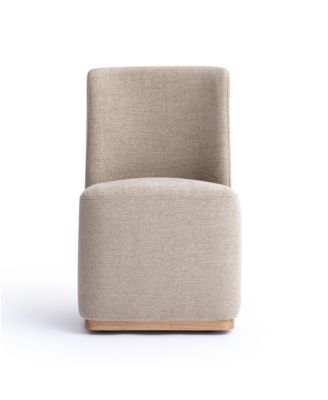  Melissa Performance Fabric Rolling Dining Chair