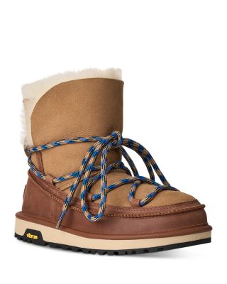 Women's Classic Tread Sheepskin & Leather Winter Boots