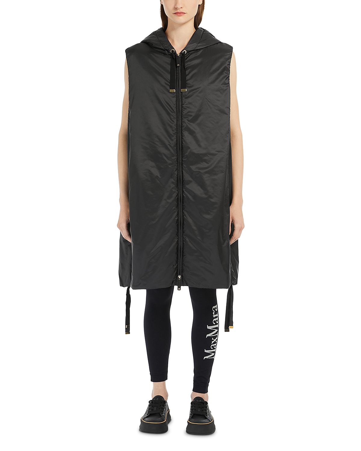 Max Mara Greengi Water Repellent Long Puffer Vest