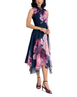Lucinda Handkerchief Hem Midi Dress