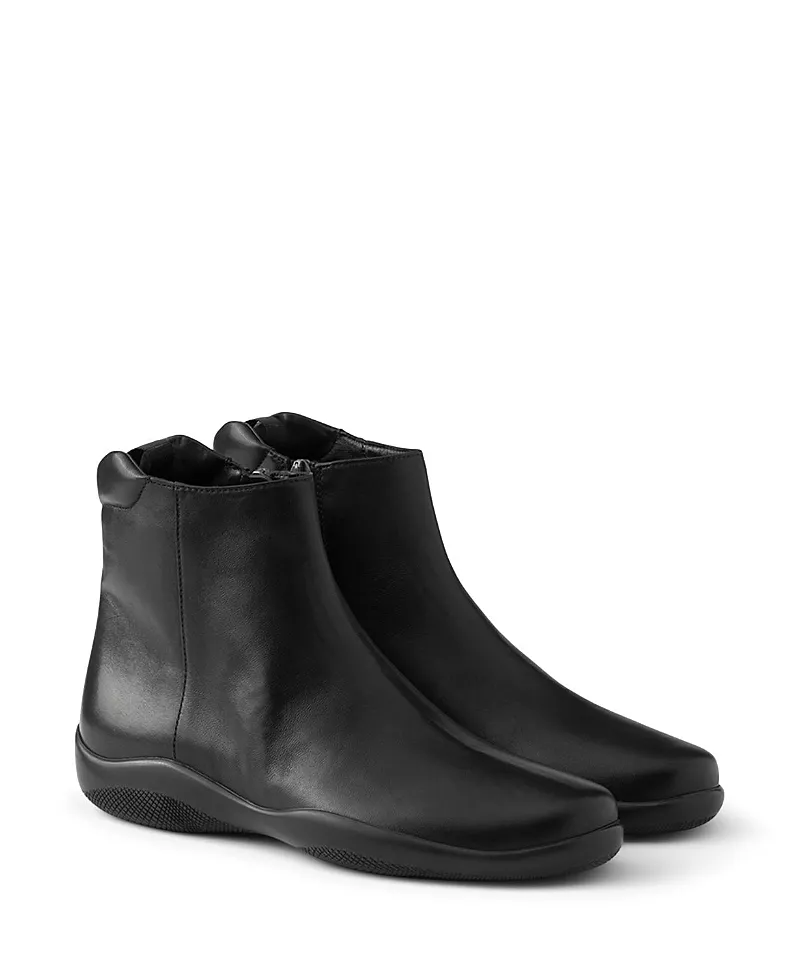Prada Women's Toblach Nappa Leather Booties
