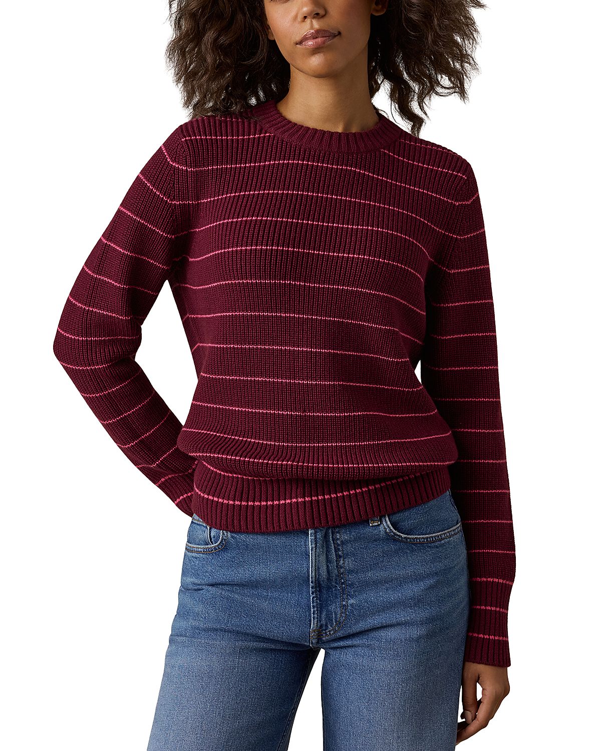 Faherty Northshore Cotton & Wool Crewneck Sweater