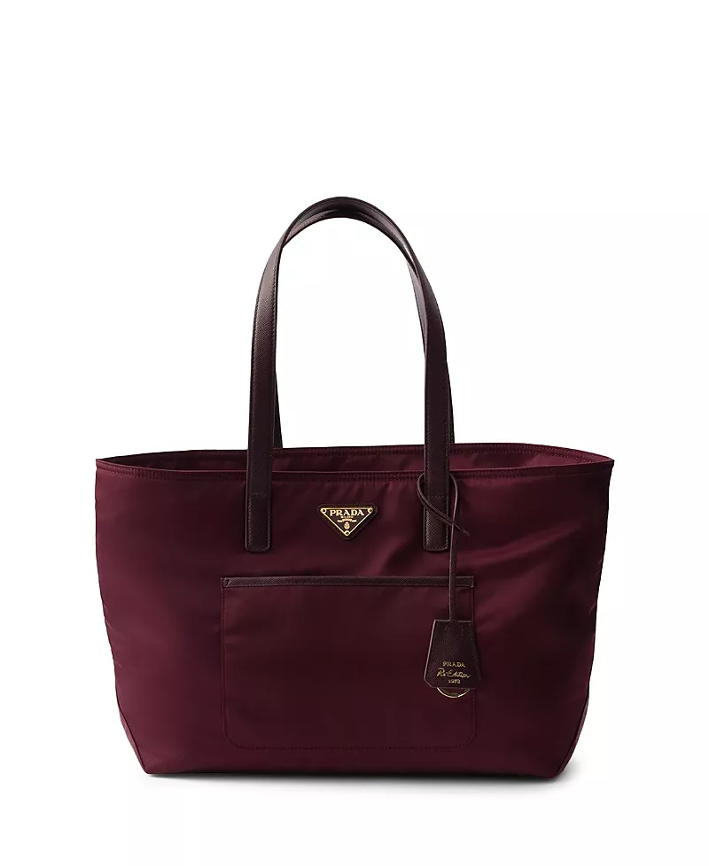 Prada Re-Edition 1978 Medium Re-Nylon and Saffiano Leather Tote Bag