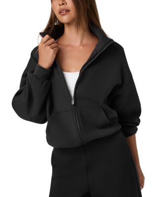 Vuori Galaxy Oversized Funnel Neck Zip Sweatshirt