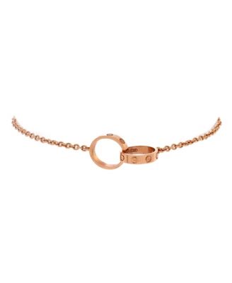  Love Interlocking Bracelet 18K Rose Gold