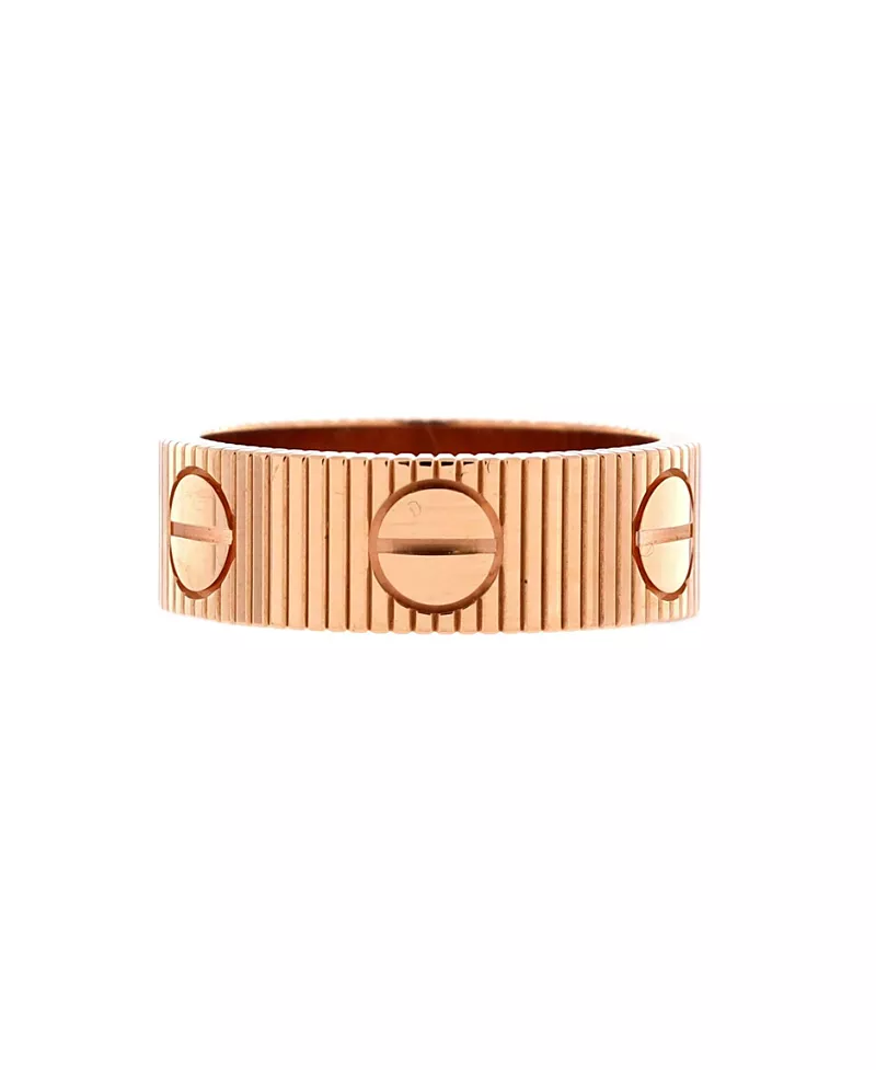 Pre-Owned Cartier Love Unlimited Ring 18K Rose Gold