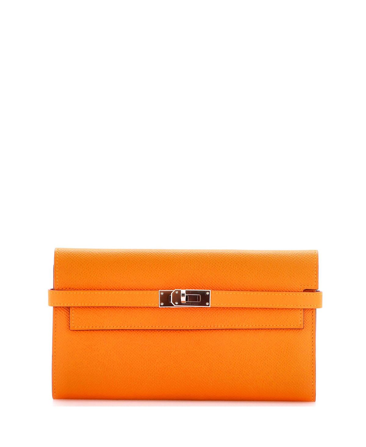 Pre-Owned Hermes Long Kelly Wallet Verso Epsom