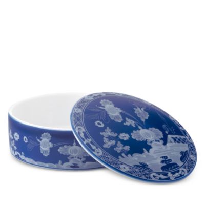 Porcelain Round Trinket Box