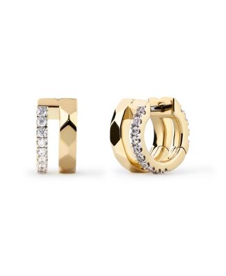  Esme Double Gold Hoops Earrings