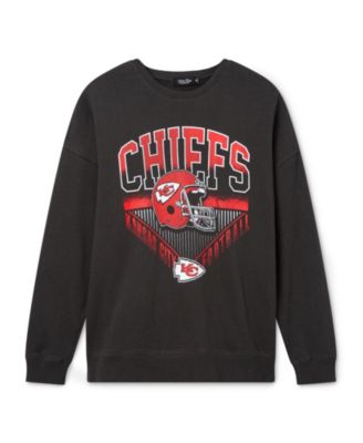 Junk Food Clothing Unisex Nfl Kansas City Chiefs Drop Shoulder Crew Fleece