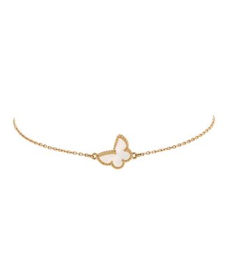 Sweet Alhambra Butterfly Bracelet 18K Gold and Mother of Pearl
