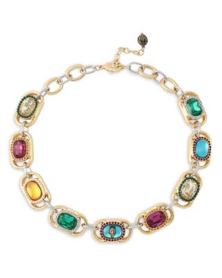 Stone Collar Necklace, 17-19"