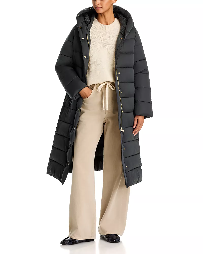 Save The Duck Selina Hooded Long Puffer Coat