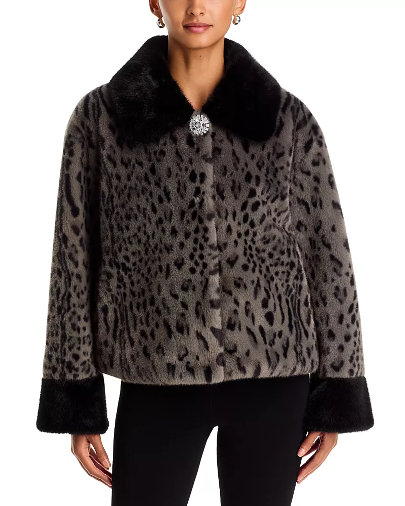 Kobi Halperin Sylvia Short Faux Fur Coat