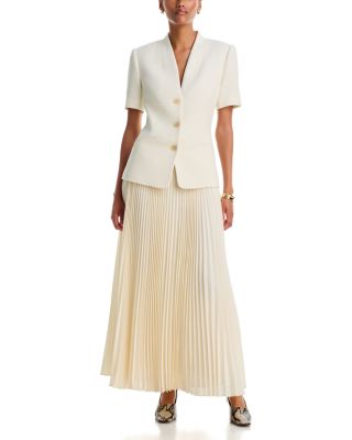 Olivia Combo Pleated Dress