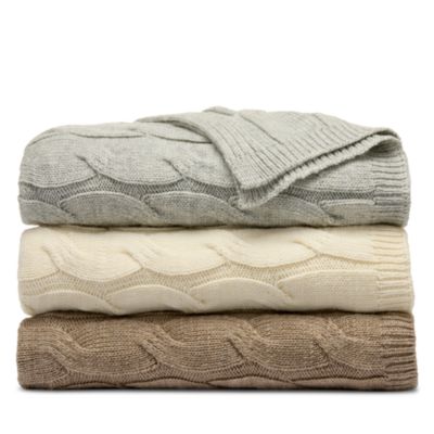Cable Knit Throw - Exclusive 